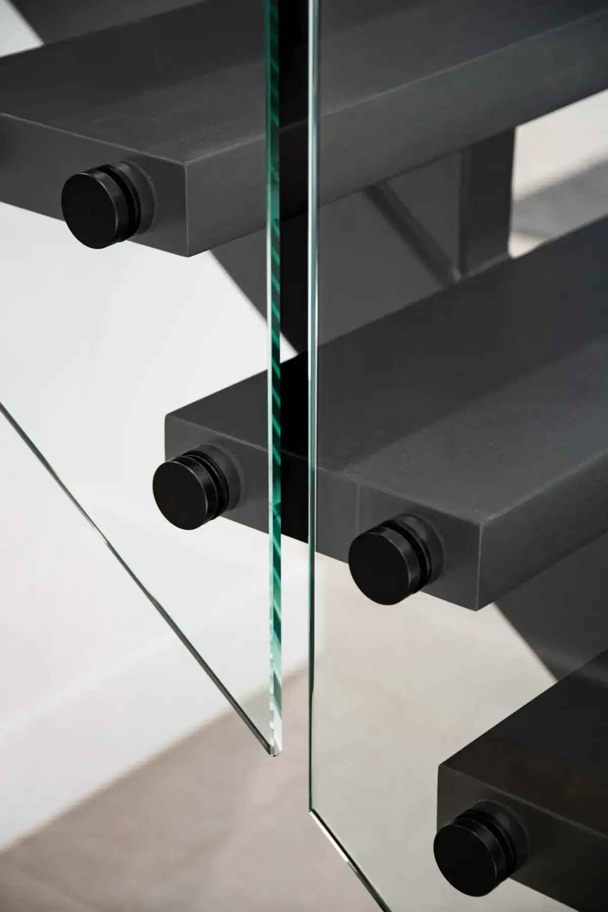 Glass stairs